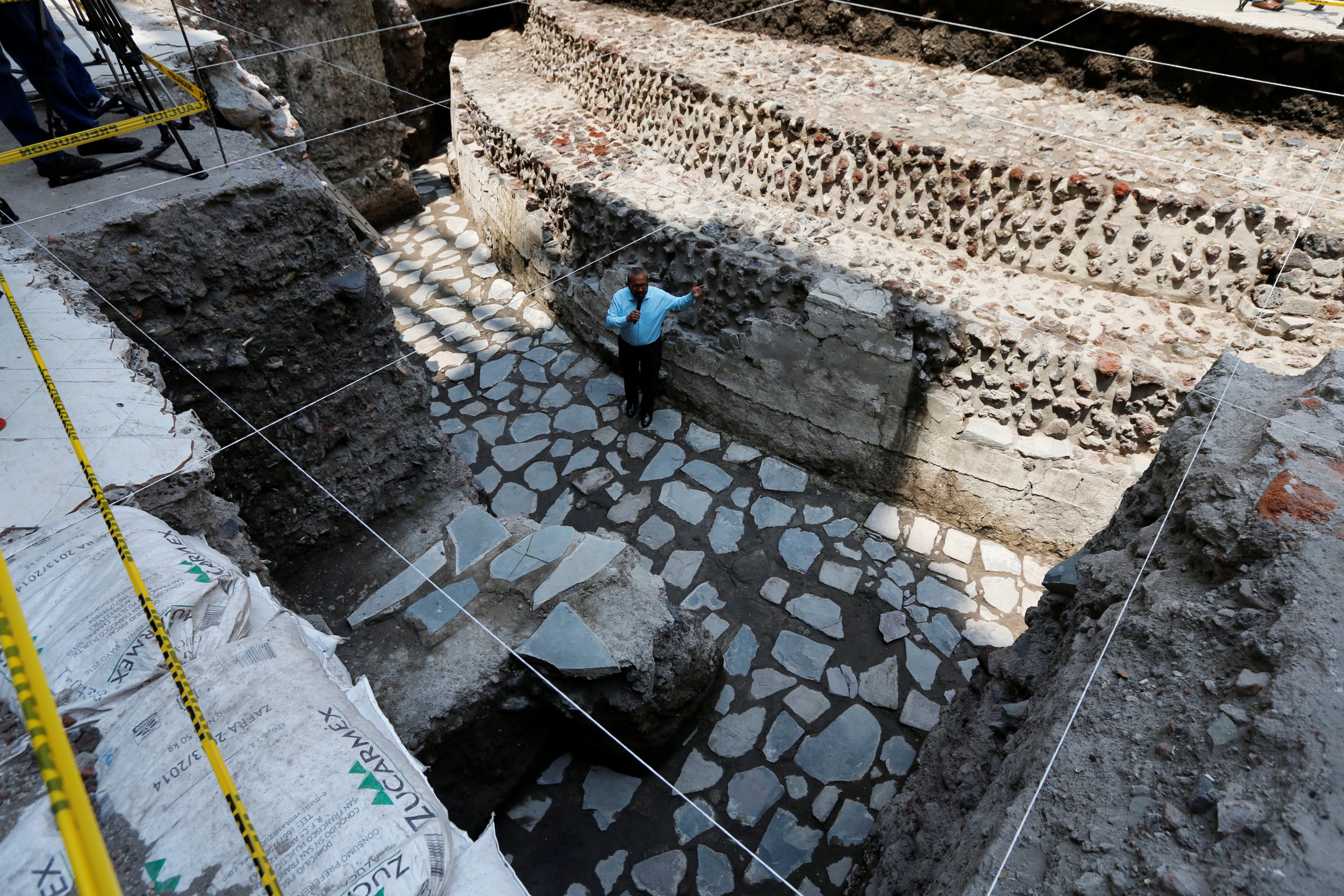 Aztec temples in Mexico