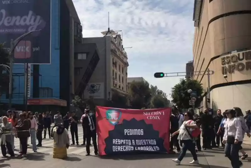 Judicial Workers in Mexico in Protest