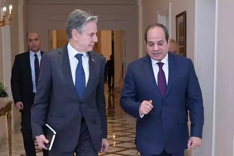 Antony Blinken met with the Egyptian President