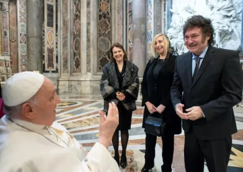 Pope Francis and Javier Milei met for the first time