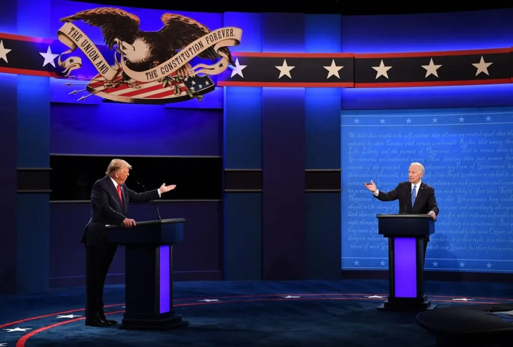 Donald Trump challenged Joe Biden to a debate