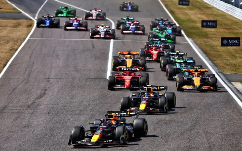 Japan Grand Prix: Checo Perez on the podium