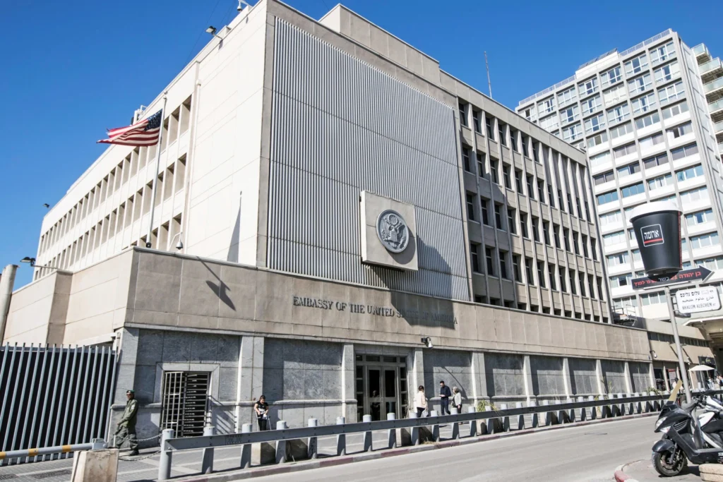 The U.S. Embassy in Israel: Maximum precautions in Jerusalem