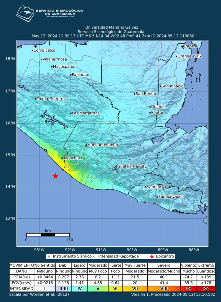 A 6.2 tremor in Mexico shook the southern region of the country