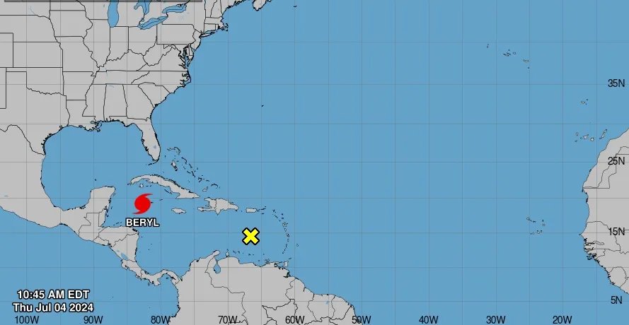 Hurricane Beryl is approaching Mexico: Alert in Yucatan