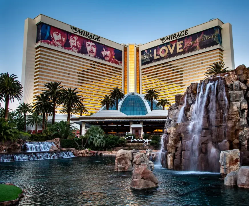 The Mirage Las Vegas casino: “Goodbye”